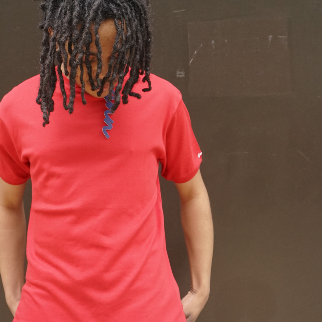 Red | Collarless Polo