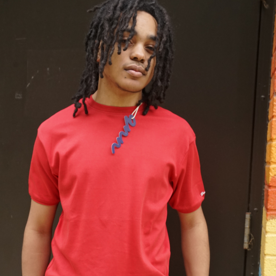 Red | Collarless Polo